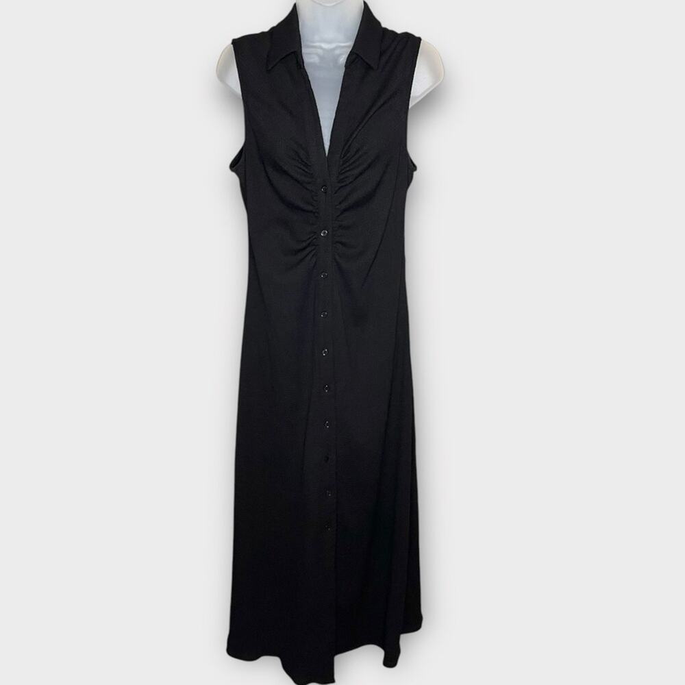 NWOT ASTR THE LABEL Black Open Back Maxi Dress Large Resort Cruise Vacation - Picture 2 of 8